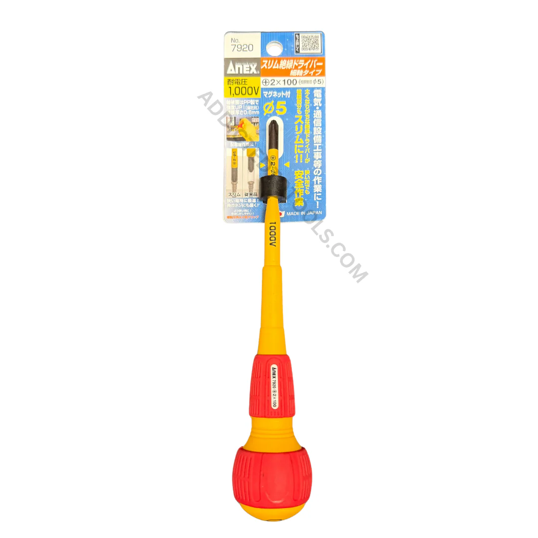 Annex (ANEX) Driver Insulation Specifications 1000V Compatible Thin Shaft Slim Tip +2x100 No.7920 - Image 7